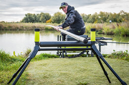 Hengelrollers en kitsteunen