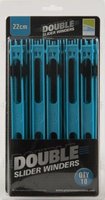 Preston DOUBLE SLIDER WINDERS 22cm BLUE
