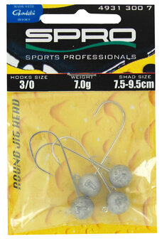 Spro Round Jighead - Jig 22 /4,3cm	3g	#3/0