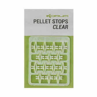 Korum pellet stops - clear