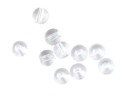 Spro Round Smooth Glass Beads - Clear Diamond 6mm