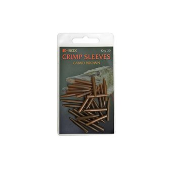 E-sox Crimp sleeves -Camo brown