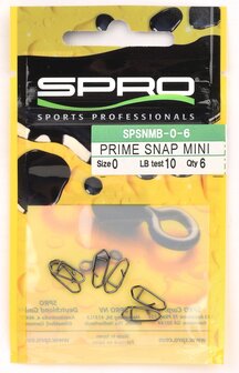Spro Prime Snap Mini Black/ size 2 - 20LB