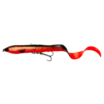 SG 3D HARD EEL 2+1 17CM 50G SLOW SINKING RED N BLACK