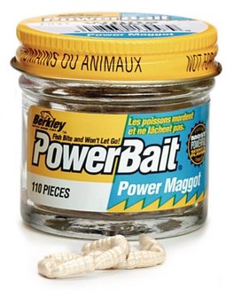 Berkley Powerbait micro power maggot - White 