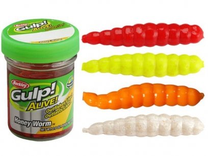 Berkley Gulp Alive Honeyworm - Red