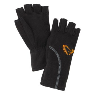 savage gear Handschoenen WIND PRO HALF FINGER L BLACK