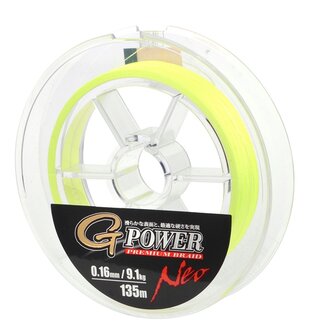 G-Power Premium Braid Neo FLUO-YELLOW - 0.23mm / 22.2kg