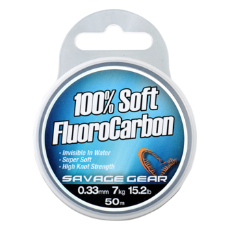 Savage gear 100% SOFT FLUORO CARBON 0.26 / 4.7kg