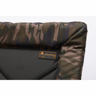 AVENGER COMFORT CAMO CHAIR W/ARMRESTS & COVERS 140KG