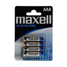 Batterij maxell alkaline AAA