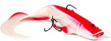 EFFZETT Real life catfish curl tail - Albino