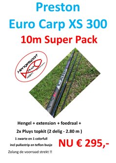 Preston Euro Carp XS 300 - 10m super pack 