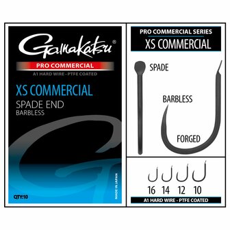 Gamakatsu PRO COMMERCIAL XS COMMERCIAL SPADE A1 PTFE