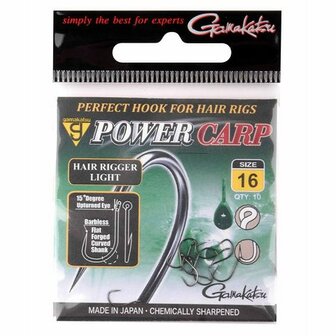 Gamakatsu Power Carp - Hair Rigger Light / barbed