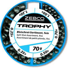 Zebco Split shot assortiment Fine 70g