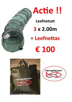  leefnetset arca 2 m (3st) + waterdichte tas 