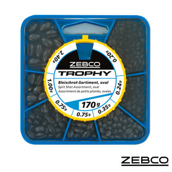Zebco Splitshot assortment 170g - Oval