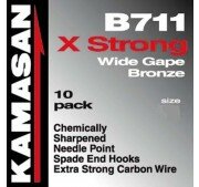 Kamasan B711 Barbed X strong Wide gape Bronze