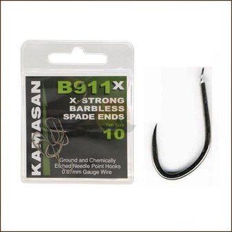 Kamasan B911 x-strong Barbless spade ends