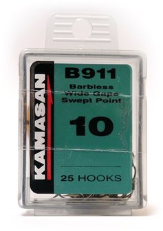 Kamasan B911 Barbless - box 25st.