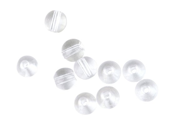 Spro Round Smooth Glass Beads - Clear Diamond 4mm