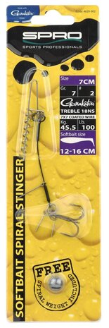Spro Softbait Spiral Stinger 11-14cm /5cm/5g