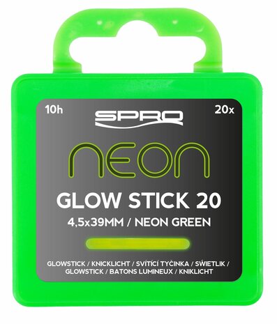 Spro glow stick green  4.5 x 39mm - doosje 20st.