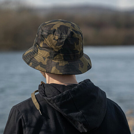 Avid Distortion camo bucket hat