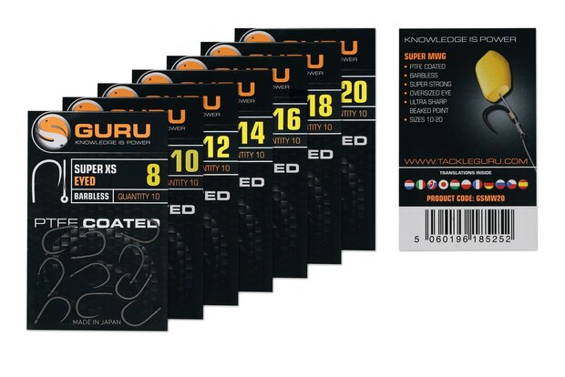 GURU Super XS spade barbless Eyed