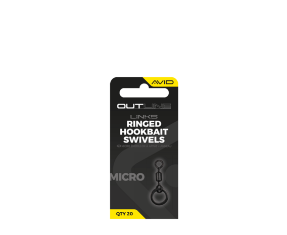 Avid Outline Micro Ringed Hookbait Swivel