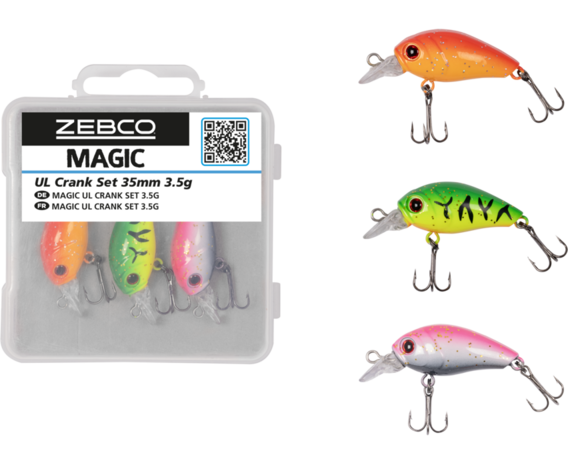 Zebco Magic UL Crank set 35mm / 3.5g