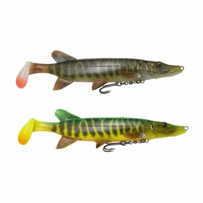 SG 4D PIKE SHAD 20CM 65G SLOW SINK  - FIRETIGER