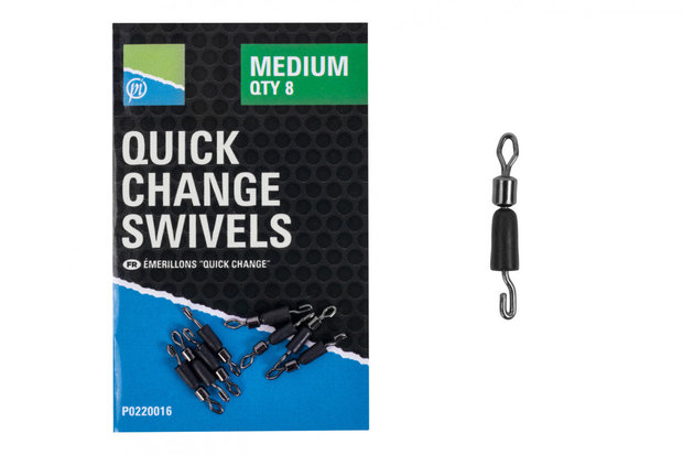 Preston QUICK CHANGE SWIVELS