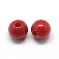 Arca Parels/beads 4mm Fluo rood