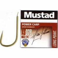 Mustad Power carp Barbless #10