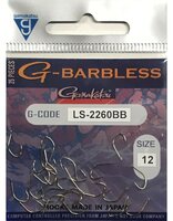 Gamakatsu G- barbless -LS2260BB #12