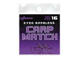 Drennan Carp match - eyed barbless #14