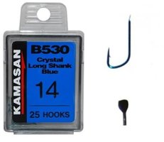 Kamasan B530 Crystal long shank blue (box 25st.)